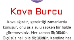 KOVA BURCU YORUMU